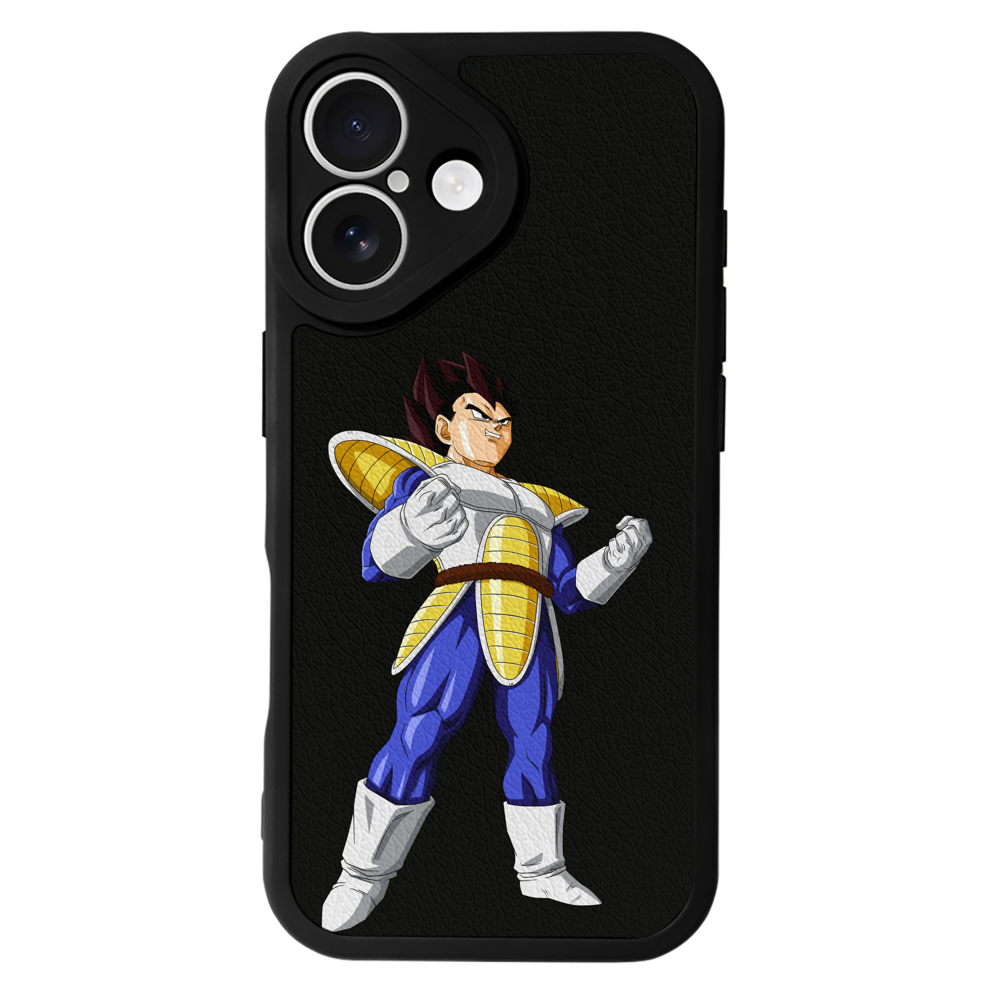 （画像用） ドラゴンボール ベジータ四世（Bejīta Yonsei）DRAGON BALL Vegeta IV 【iPhone 16シリーズ対応】シリコンスマホケース（レザー調） 材質：シリコン